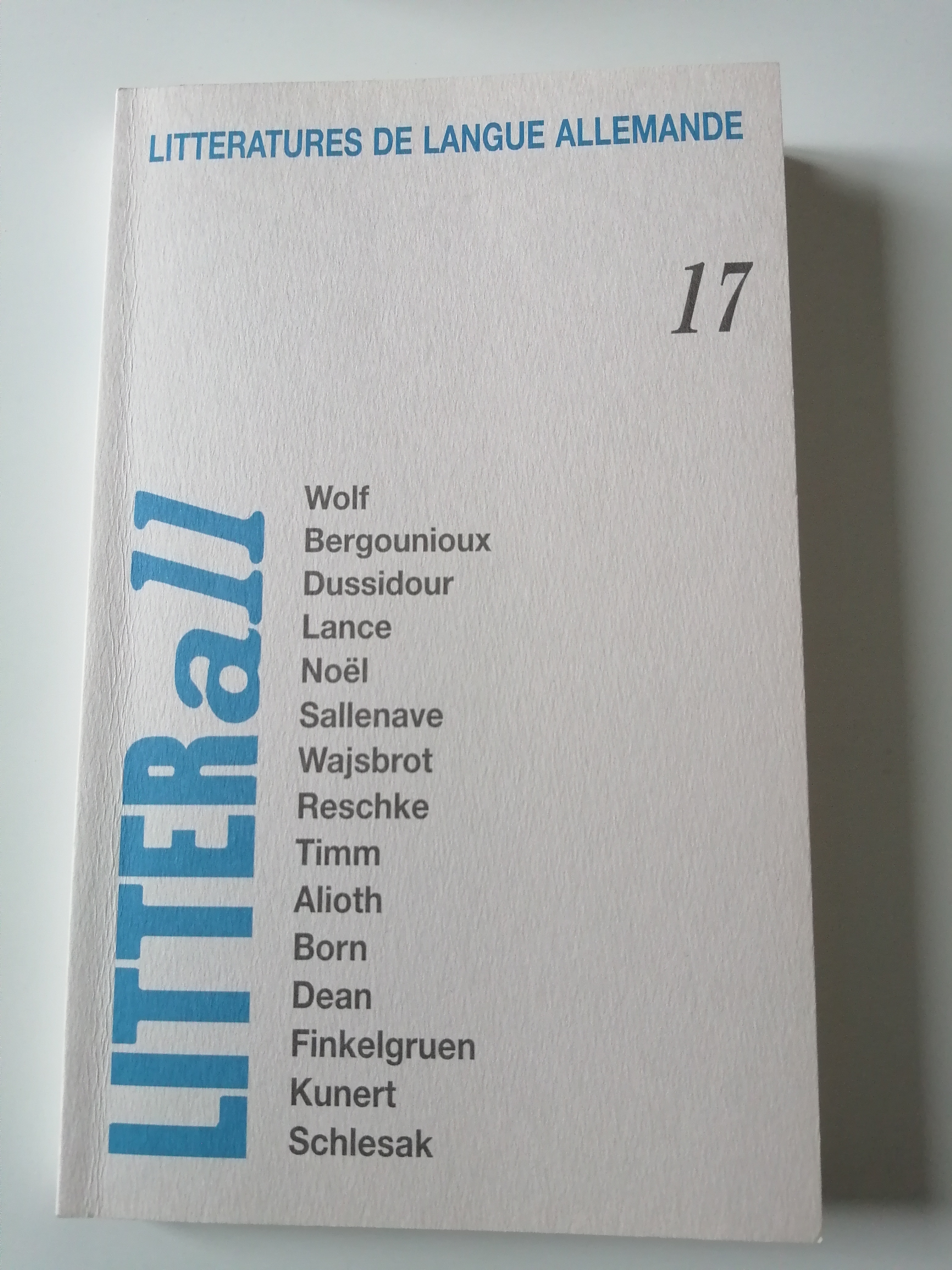 revue litterall 17