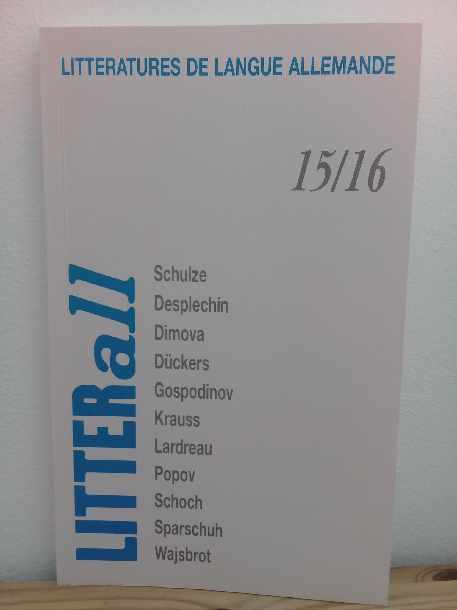 revue litterall 15 16