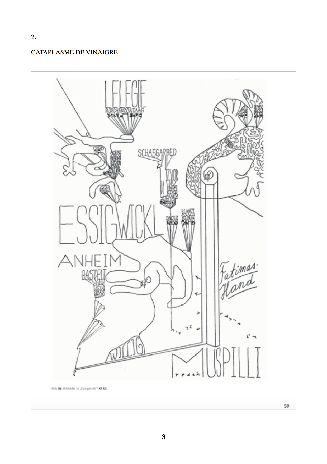 cataplasme de vinaigre oskar pastior